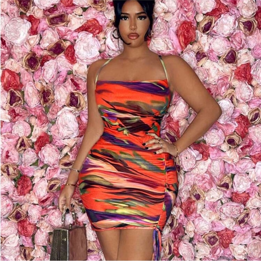 Vibrant Multicolor Bodycon Dress